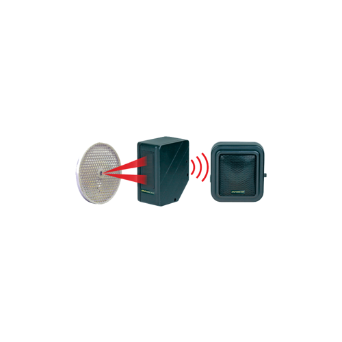 Wireless Weatherproof Entry Alert System, Sensor Range 22ft, 433.92 MHz