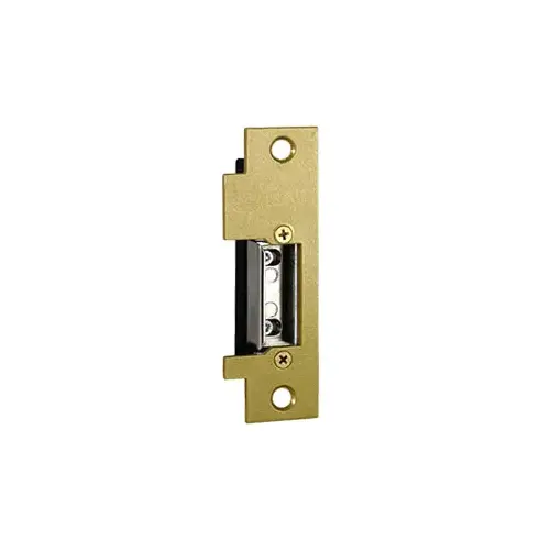 Electric Strike, 16-24VAC/DC, Fail Secure, ASA 4-7/8" x 1-1/4" Faceplate, up to 5/8" Throw, Satin Chrome