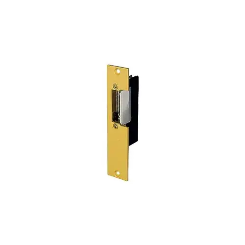 Electric Strike, 6-14VAC/DC, Fail Secure, 5-7/8" x 1-1/4" Faceplate, up to 5/8" Throw, Satin Chrome