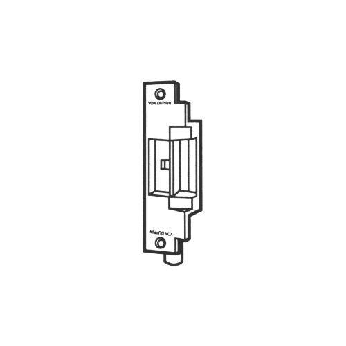 Fire Rated Electric Strike for Mortise or Cylindrical Locks, 24VDC, Fail Secure FSE, 630/US32D Satin Stainless Steel