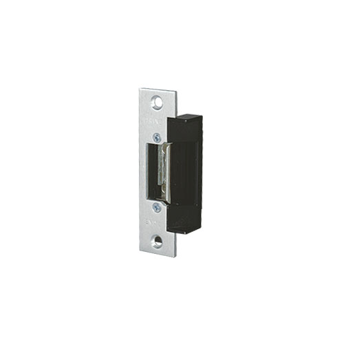 Electric Strike, 6-14VAC/DC, Fail Secure, ASA 4-7/8" x 1-1/4" Faceplate, up to 5/8" Throw, Brass Powder Coat