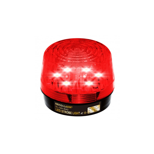 Seco-Larm SL-1301-EAQ/R 6 LED Strobe Light 9-15VDC Red