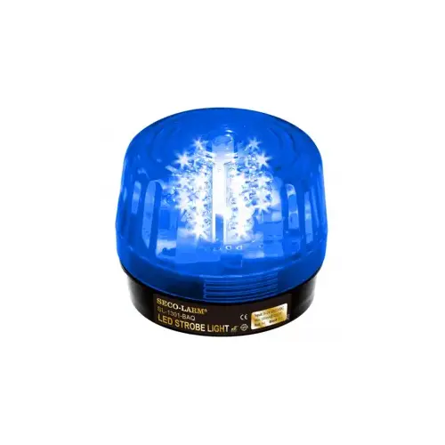 Blue LED Strobe Light, 32 LEDs, 9-24V AC/DC