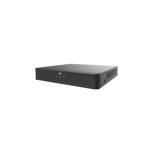 KIT - Synchronous 4 Channel Network Video Recorder, 1 SATA Interface, 4 PoE Mini 1U, H.265 and 4K. No Hard Drive, With Rack Mount Tabs