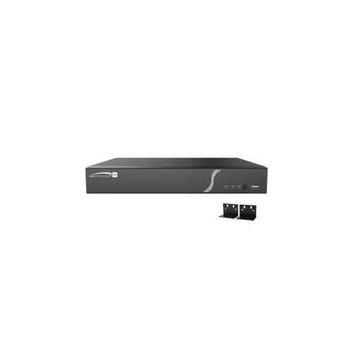 NRE Series, Facial Recognition and Smart Analytics NVR with Built-in PoE, 16 Channel, 4K Resolution, H.265 Compression, DDNS, P2P, Mobile Viewing, 2-Way Audio, 4TB HDD, Black