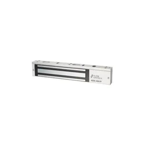 600lb, Single Magnetic Lock, 12-24VDC, UL, ULC, US28/628 Satin Aluminum