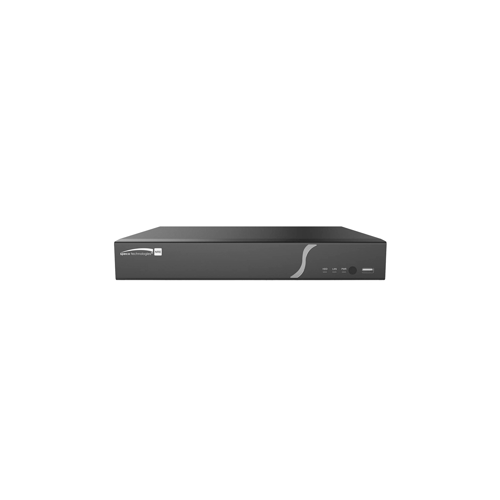 Speco Technologies N8NRE2TB NRE Series, Facial Recognition and Smart Analytics NVR with Built-in PoE, 8 Channel, 4K Resolution, H.265 Compression, DDNS, P2P, Mobile Viewing, 2-Way Audio, 2TB HDD, Black