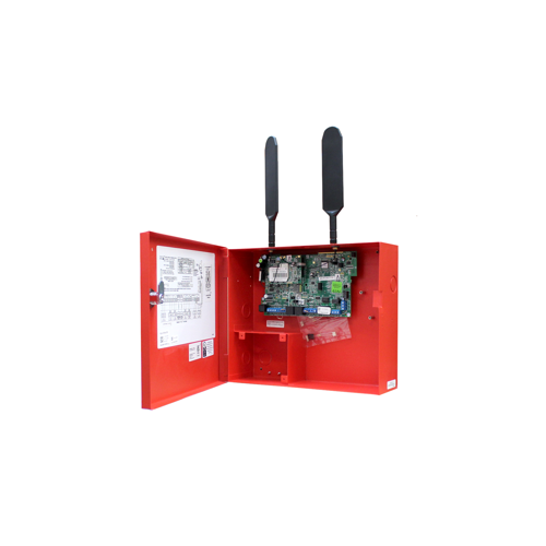 Commercial Dual Path Fire, LTEV Verizon Alarm Communicator, Powered by Control Panel Input: 12-24VDC (100mA @ 24VDC w/Peak RF Transmission Draw of 200mA).