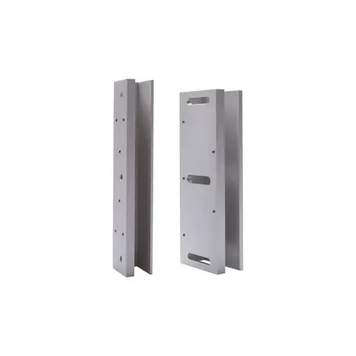 Rofu Security International 21076US28 U-Bracket Armature Plate Over Glass Door Aluminum