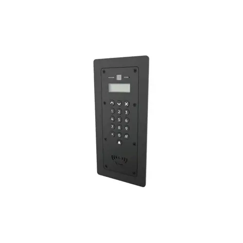 Paxton Access INC. 337-410-US Entry, Standard Panel with Rain Hood, 16 Key, Surface Mount, 13.56 MHz, Two Way Audio, Full Color Camera, Proximity Entry, TCP/IP, IPX5, IP55, IK08, Anthracite Grey