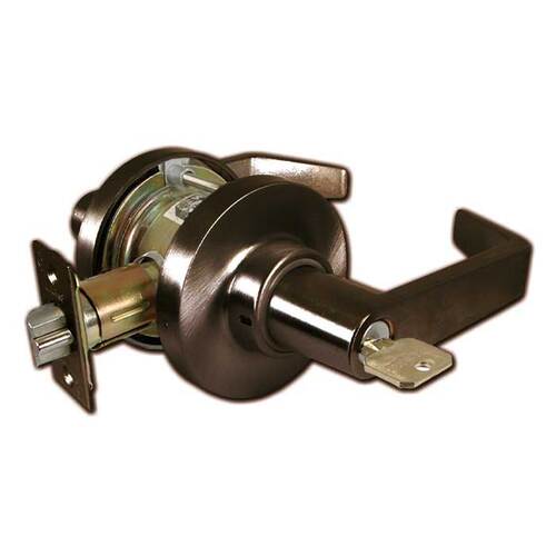 195RDW Institution Lever Lockset, SFIC Prep Oil Rubbed Dark Bronze