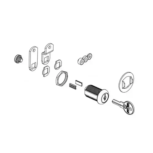 CompX Fort MFW23118-KA237 Cam Lock