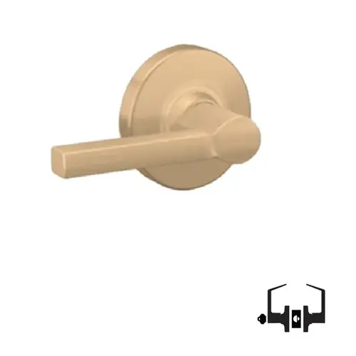 ALX Series Grade 2 Classroom Latitude Lever Lock with Small Format IC Prep Less Core; 47267042 Deadlatch; and 47267101 ANSI Strike Satin Bronze Finish