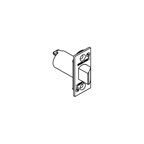 A Series Square Corner Spring Latch with 2-3/4" Backset with 1-1/8" Face Bright Brass Finish