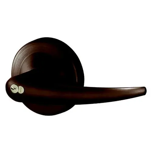 ALX Series Grade 2 Entry Omega Lever Lock with Large Format IC Core C Keyway; 47267042 Deadlatch; and 47267101 ANSI Strike Oil Rubbed Bronze Finish