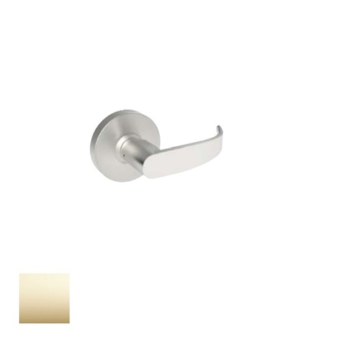 Classroom Lever Exit Device Trim, L-Rose, P-Lever, Bright Brass