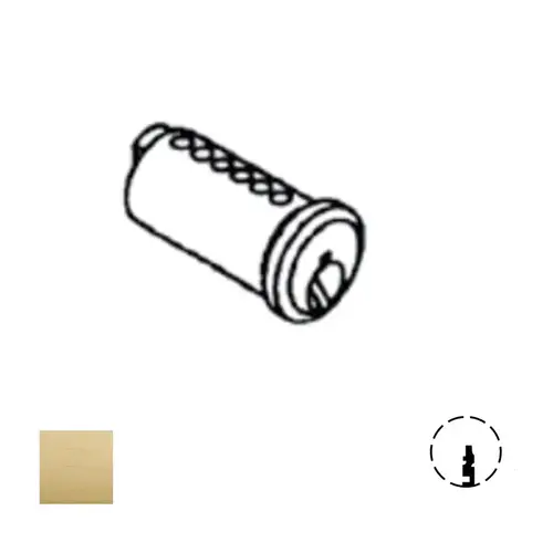 2000 Series Key-In-Knob Cylinder Plug Only, Satin Brass