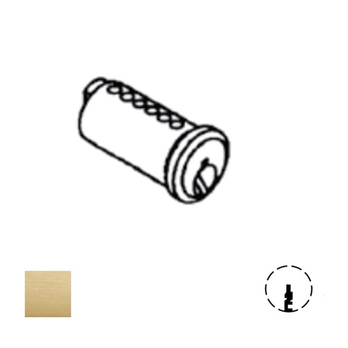 3000 Series Rim Cylinder Plug Only, Satin Brass