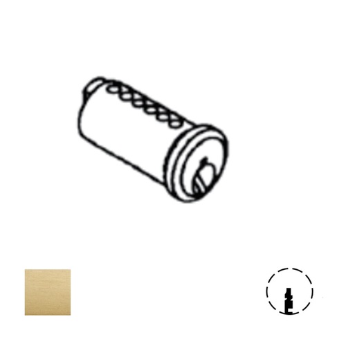 2000 Series Key-In-Knob Cylinder Plug Only, Satin Brass