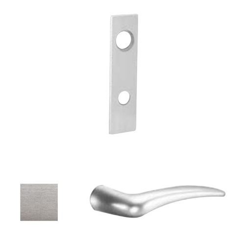 8200 Series 8204 Outside Trim Lever and Escutcheon Satin Chrome