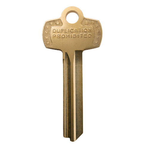 7 Pin F Keyway Key Blank