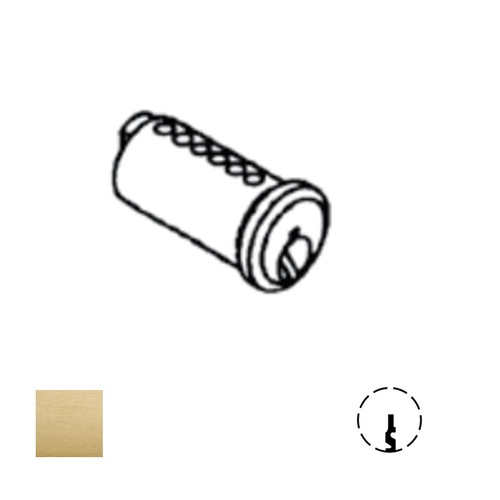 3000 Series Rim Cylinder Plug Only, Satin Brass