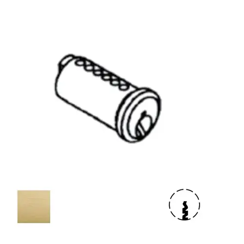 2000 Series Key-In-Knob Cylinder Plug Only, Satin Brass