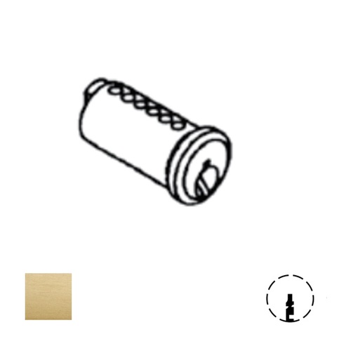 3000 Series Rim Cylinder Plug Only, Satin Brass