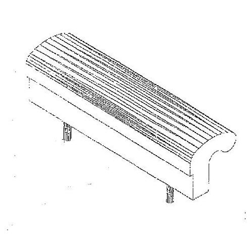 CLEAR ANODIZE LOCK HANDLE ASSY F/ INTERIOR SASH MEETING RAIL