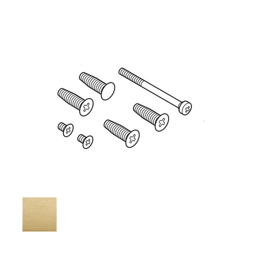 ML2000 Screw Pack for Armored Front, Satin Brass