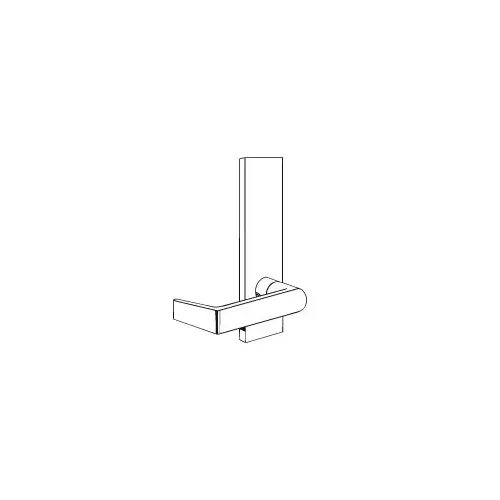 L Mortise Lock Outside Escutcheon - 06 Design, Satin Chrome