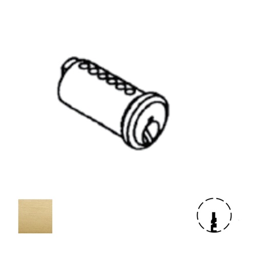 2000 Series Key-In-Knob Cylinder Plug Only, Satin Brass