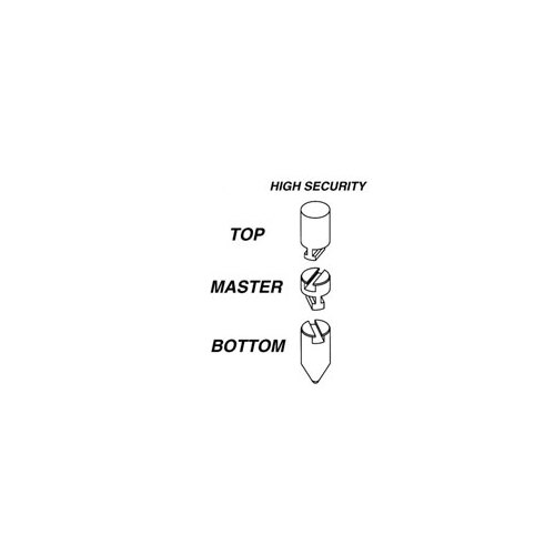 Cylinder Pins, Security Bottom Pins, 5L