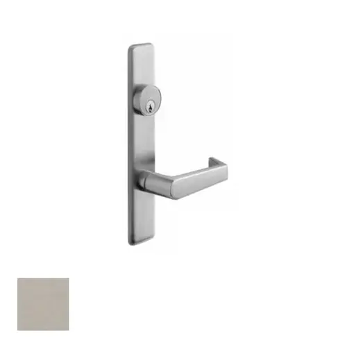 Exit Device Escutcheon Trim, Classroom/Storeroom, Satin Stainless Steel