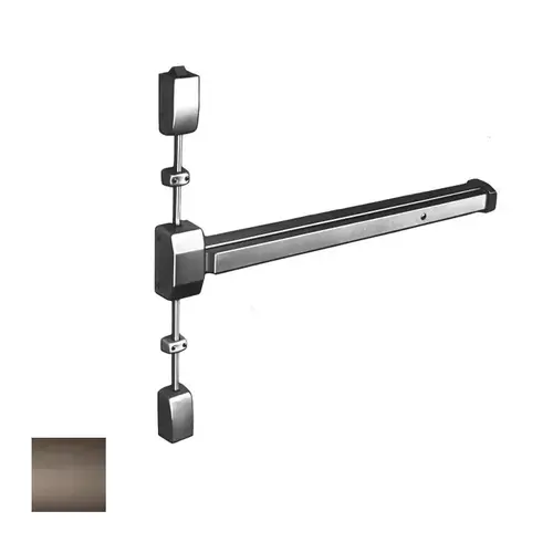 20 Series 2727 Surface Vertical Rod Exit Device, Dark Bronze Painted