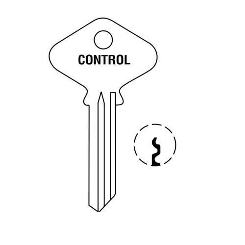 Yale Commercial FN118C PARA Control Key Blanks, PARA-E1R