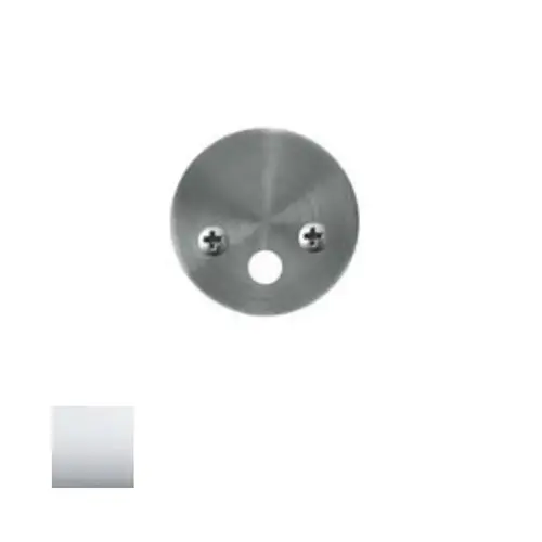 8800 Mortise Round Emergency Keyplate with Screws, Bright Polished Chrome