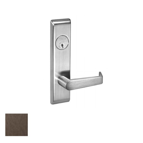 Exit Device Lever Trim, Dark Oxidized Satin Bronze