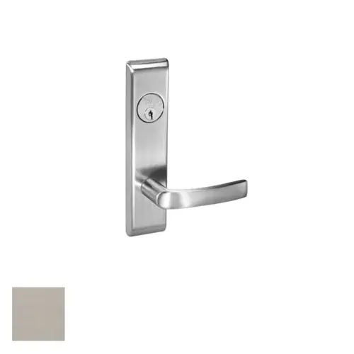 Exit Device Lever Trim, Satin Stainless Steel