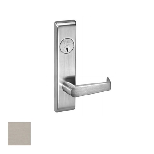 Exit Device Lever Trim, Satin Stainless Steel