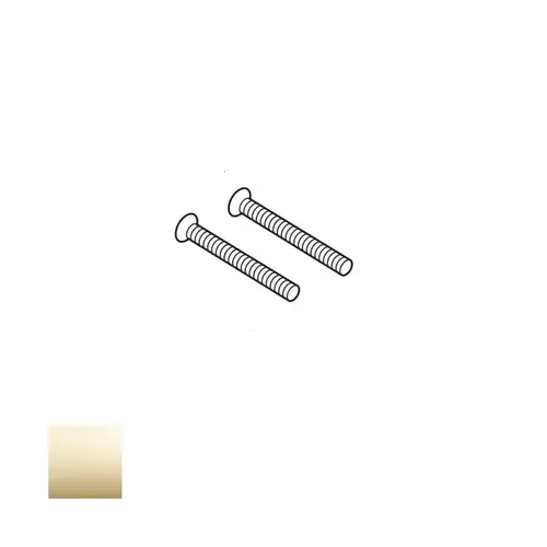 ML2000 M & P Escutcheon Screw Pack, 1-3/4" Door, Bright Polished Brass