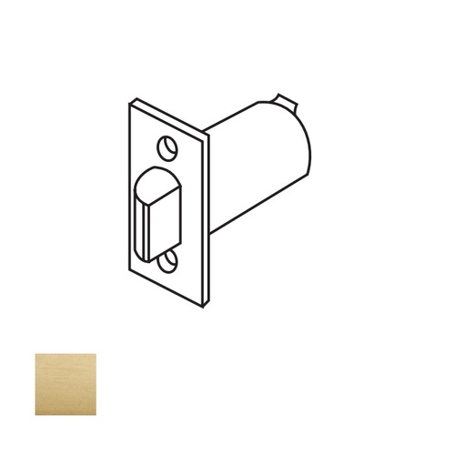 CL3500/CL3800 5 Inch Backset Plain Latch, Satin Brass