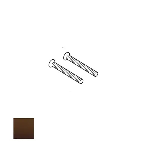 ML2000 M & P Escutcheon Screw Pack, 2-1/4" Door, Oil Rubbed Dark Bronze