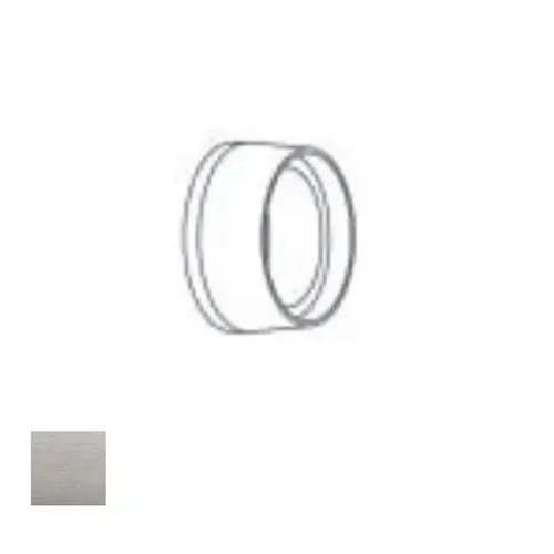 Mortise Cylinder Collar x .500" Recessed, Satin Chrome