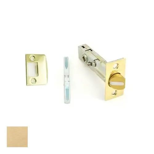 Knob Privacy Latch & Strike Vintage Brass