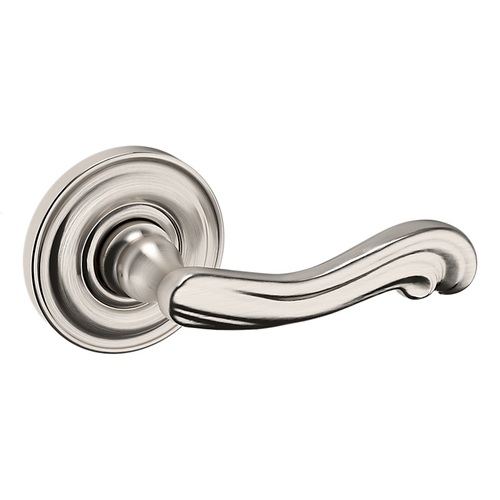 Estate Lever Set w/5048 Rose Satin Nickel