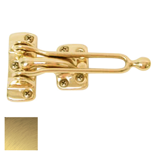 482 Door Guard, Satin Brass