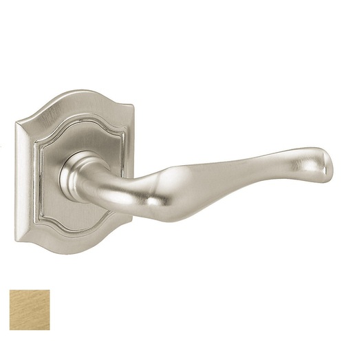 Estate Bethpage Lever Less Rose Satin Brass & Brown