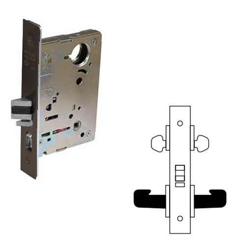 8200 Series 8217 Asylum/Institutional Lockset, Oil Rubbed Dark Bronze