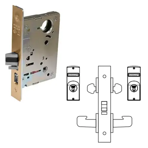 8200 8259 Double Locking Deadbolt, Satin Bronze